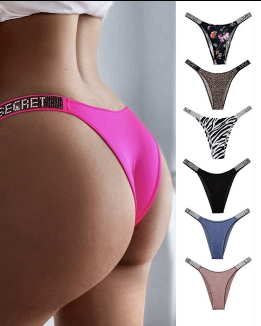 Curvvvy® SparkleGlam – Tanga sexy con brillantes