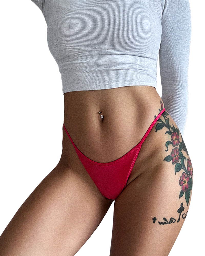 Curvvvy® ForLove – Tanga básica de tiras finas con estampado