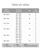 Brasier con varilla y relleno para realce sexy