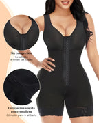 Faja moldeadora con broches y cremallera inferior