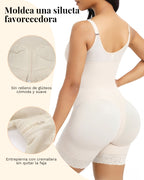 Faja plus size reductora y levanta glúteos