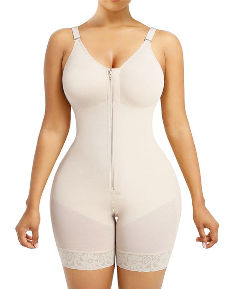 Faja plus size reductora y levanta glúteos