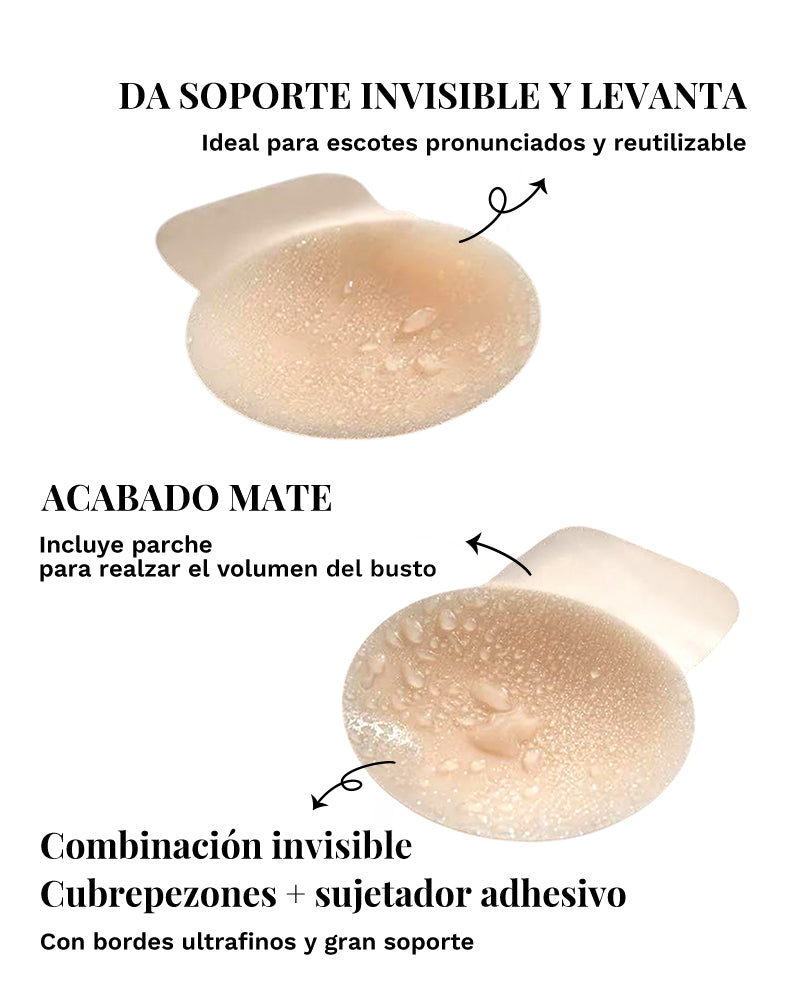 Curvvvy LiftUp Stickers – Pezoneras de silicona con efecto lifting