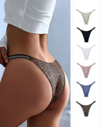 Curvvvy® SparkleGlam – Bikini sin costuras de leopardo