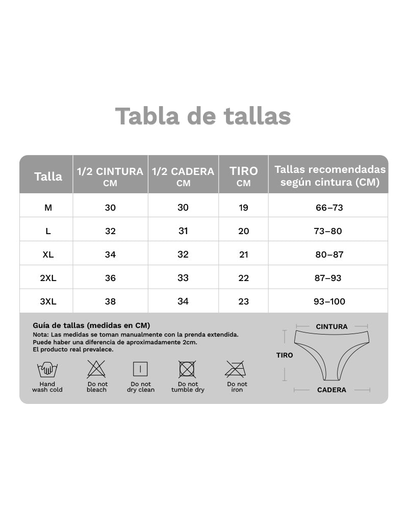 Curvvvy® IceSilk – Tanga invisible de microfibra