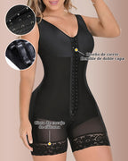 Faja moldeadora con broches y cremallera inferior