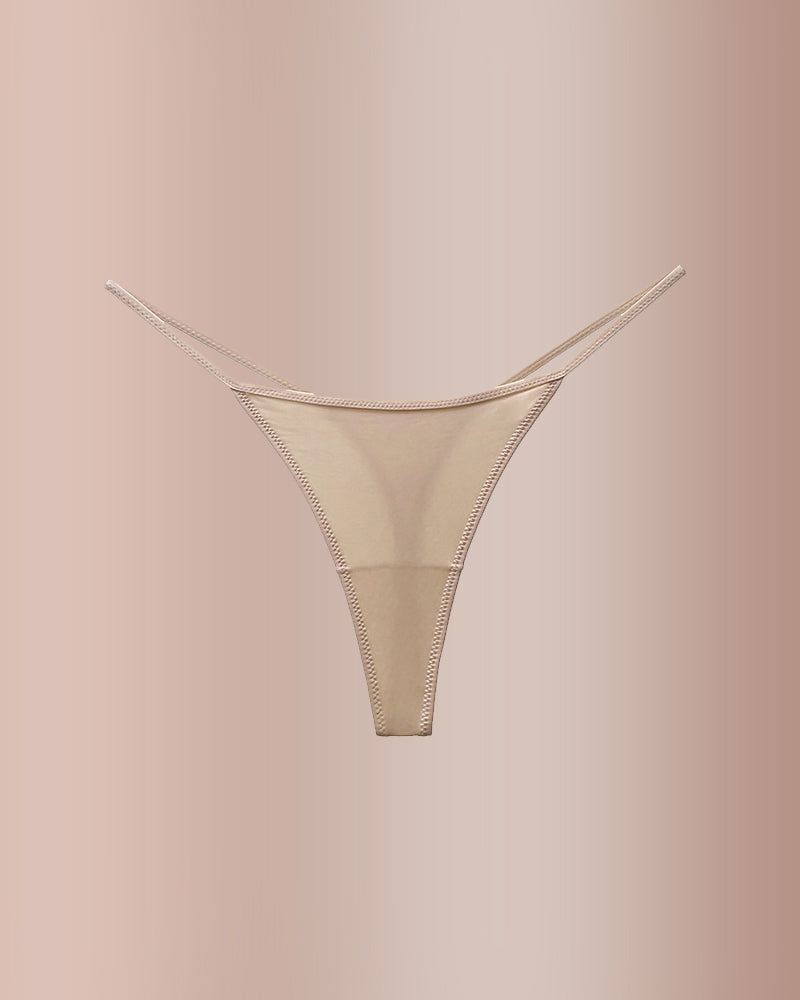 Curvvvy® ForLove – Tanga básica de tiras finas con estampado